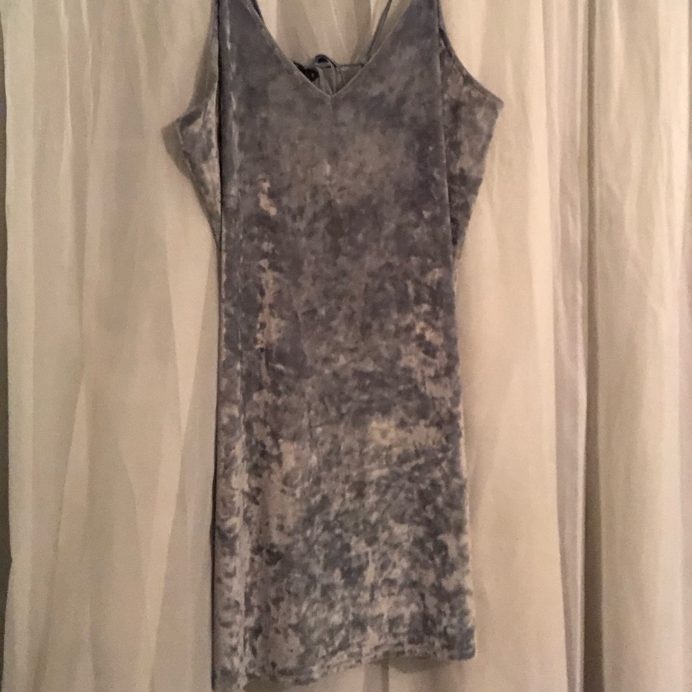 crushed velvet dress NWT